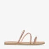 Ancient Greek Sandals Polytimi Crystal-embellished Leather Sandals 2 Ancient Greek Sandals Polytimi Crystal-embellished Leather Sandals -Dune Shop R04149688 PALEPINK M
