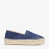 Taylor Platform Suede Espadrilles -Dune Shop R04151191 BLUNAVY M