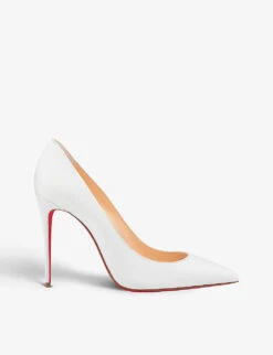 Christian Louboutin Kate 100 Pointed-toe Leather Heeled Courts