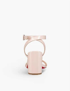 Christian Louboutin Miss Sabina 85 Patent-leather Heeled Sandals -Dune Shop R04152235 LECHE ALT02