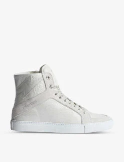 Zadig & Voltaire ZV1747 High Flash Leather High-top Trainers