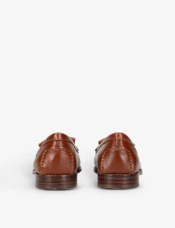 Hampton Tassel-embellished Leather Loafers -Dune Shop R04155652 TAN ALT03