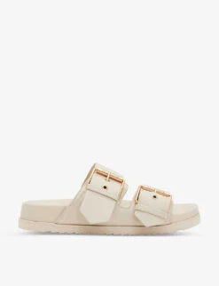 AllSaints Sian Double-strap Leather Sandals