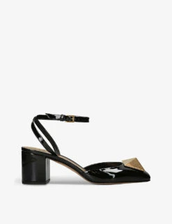 Valentino Garavani One Stud Patent-leather Heeled Pumps