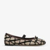 Valentino Garavani Toile Iconographe Monogram-print Woven Pumps