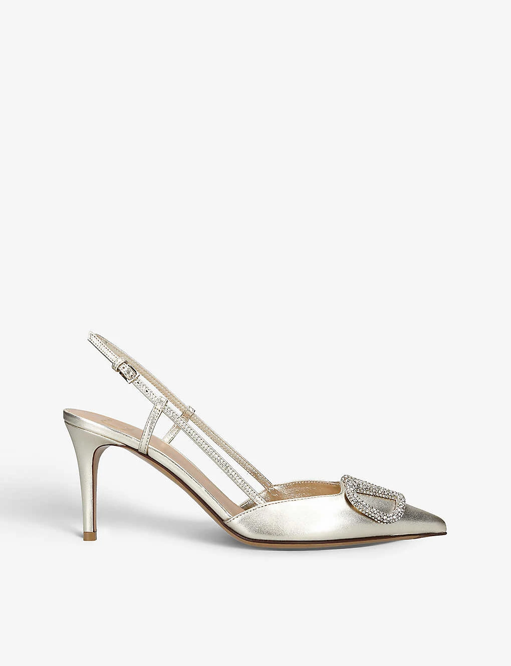 Valentino Garavani VLOGO Pointed-toe Leather Heeled Courts 3 Valentino Garavani VLOGO Pointed-toe Leather Heeled Courts