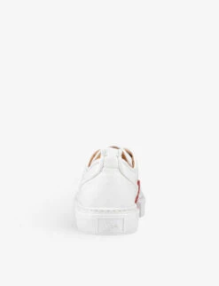 Christian Louboutin Adolon Faux-leather Low-top Trainers -Dune Shop R04163439 BIANCO ALT03