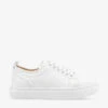 Christian Louboutin Adolon Faux-leather Low-top Trainers -Dune Shop R04163439 BIANCO M