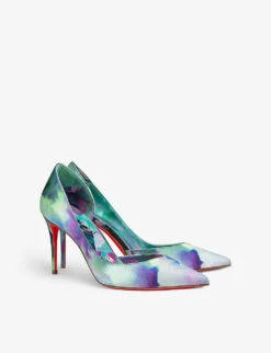 Christian Louboutin Iriza 85 Silk Courts -Dune Shop R04163460 MELANCHOLIA ALT02
