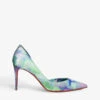 Christian Louboutin Iriza 85 Silk Courts -Dune Shop R04163460 MELANCHOLIA M