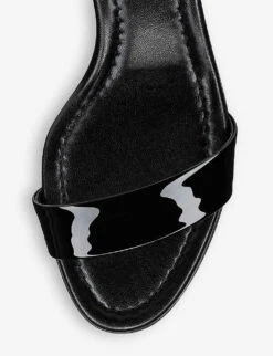 Christian Louboutin Miss Sabina 55 Patent-leather Heeled Sandals -Dune Shop R04163466 BLACK ALT03