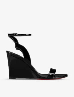 Christian Louboutin Zeppa Chick 85 Leather Heeled Sandals