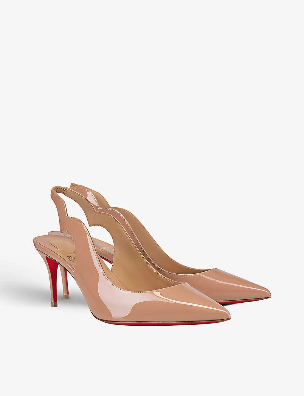Christian Louboutin Hot Chick 70 Patent-leather Slingback Sandals 5 Christian Louboutin Hot Chick 70 Patent-leather Slingback Sandals - Image 3