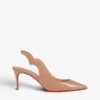 Christian Louboutin Hot Chick 70 Patent-leather Slingback Sandals