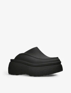 Melissa X Marc Jacobs Clog Chunky-sole PVC Platform Sliders -Dune Shop R04165037 BLACK ALT02