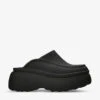 Melissa X Marc Jacobs Clog Chunky-sole PVC Platform Sliders -Dune Shop R04165037 BLACK M