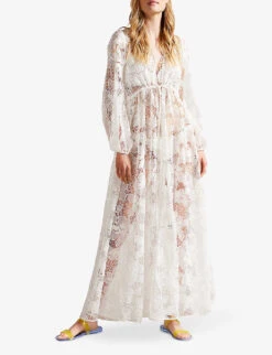 Ted Baker Jellest Lemon-print Jelly Sliders -Dune Shop R04167423 YELLOW ALT04