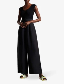 Ted Baker Azzin Lemon-printed Satin Sliders -Dune Shop R04167424 YELLOW ALT04