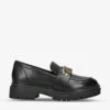 MICHAEL Michael Kors Parker Logo-plaque Lug-soled Leather Loafers -Dune Shop R04172028 BLACKCOMB M