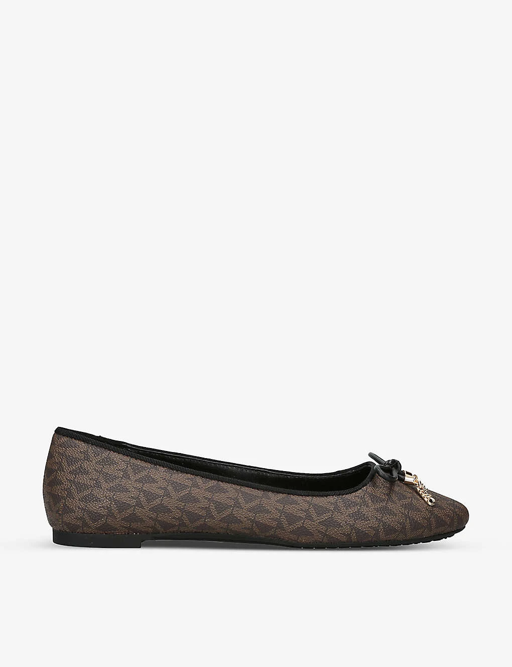 MICHAEL Michael Kors Nori Monogram-print Faux-leather Ballet Flats 3 MICHAEL Michael Kors Nori Monogram-print Faux-leather Ballet Flats