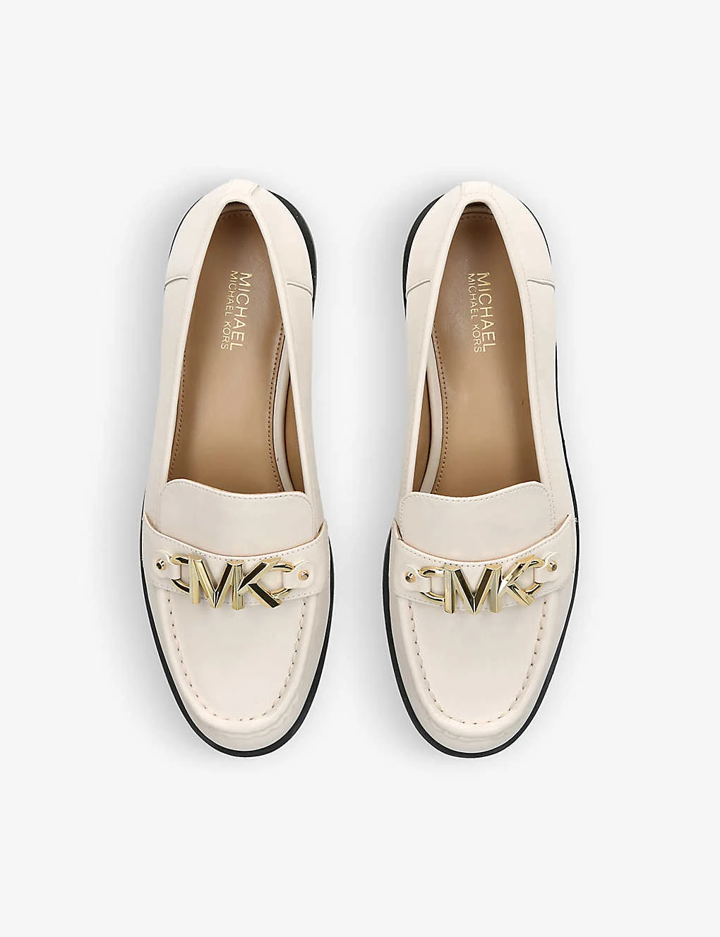 MICHAEL Michael Kors Tiegan Logo-plaque Leather Loafers 4 MICHAEL Michael Kors Tiegan Logo-plaque Leather Loafers - Image 2