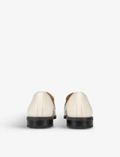 MICHAEL Michael Kors Tiegan Logo-plaque Leather Loafers 9 MICHAEL Michael Kors Tiegan Logo-plaque Leather Loafers -Dune Shop R04172055 CREAM ALT03