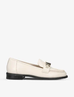 MICHAEL Michael Kors Tiegan Logo-plaque Leather Loafers