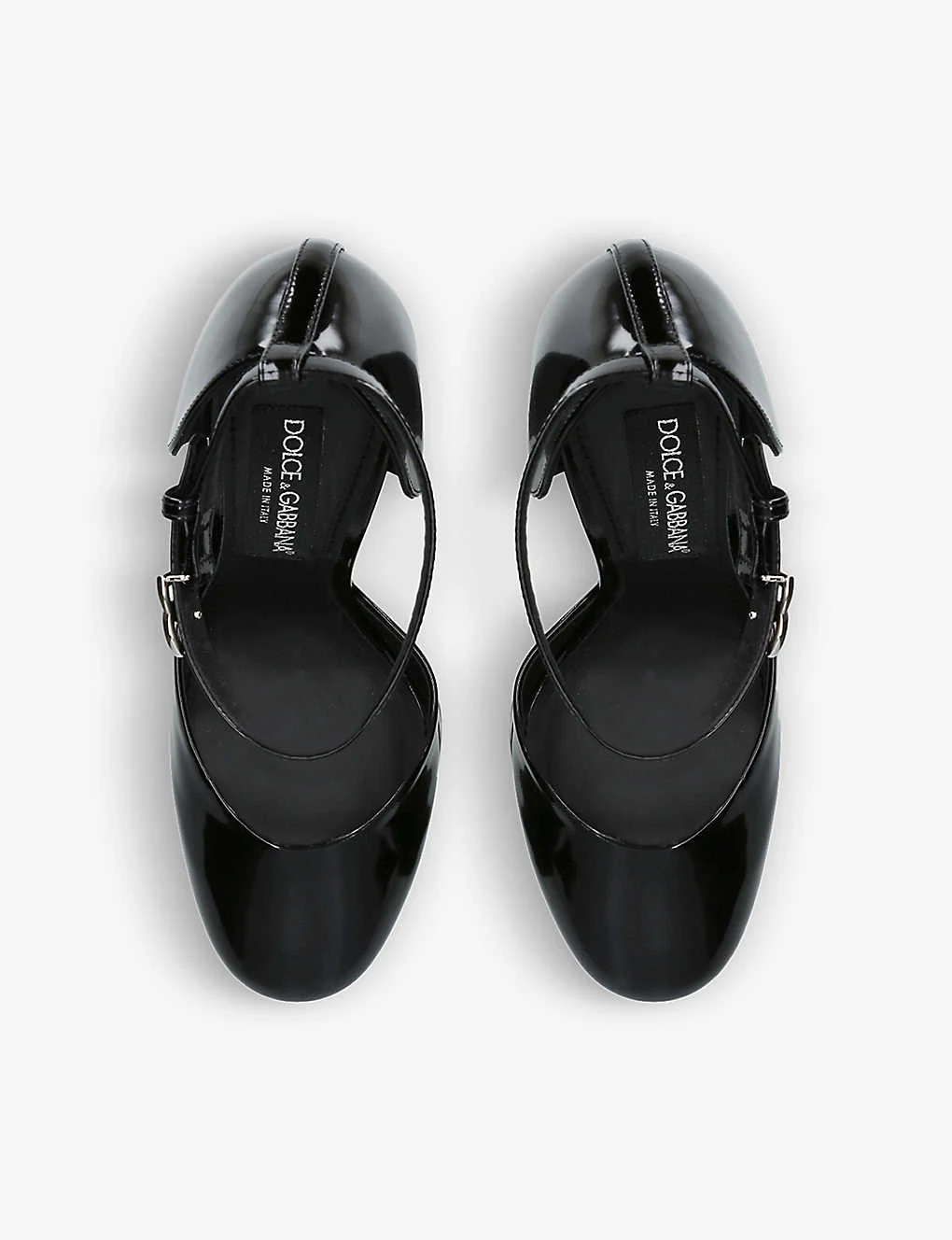 Dolce & Gabbana Capri Platform-sole Patent-leather Heeled Sandals 4 Dolce & Gabbana Capri Platform-sole Patent-leather Heeled Sandals - Image 2