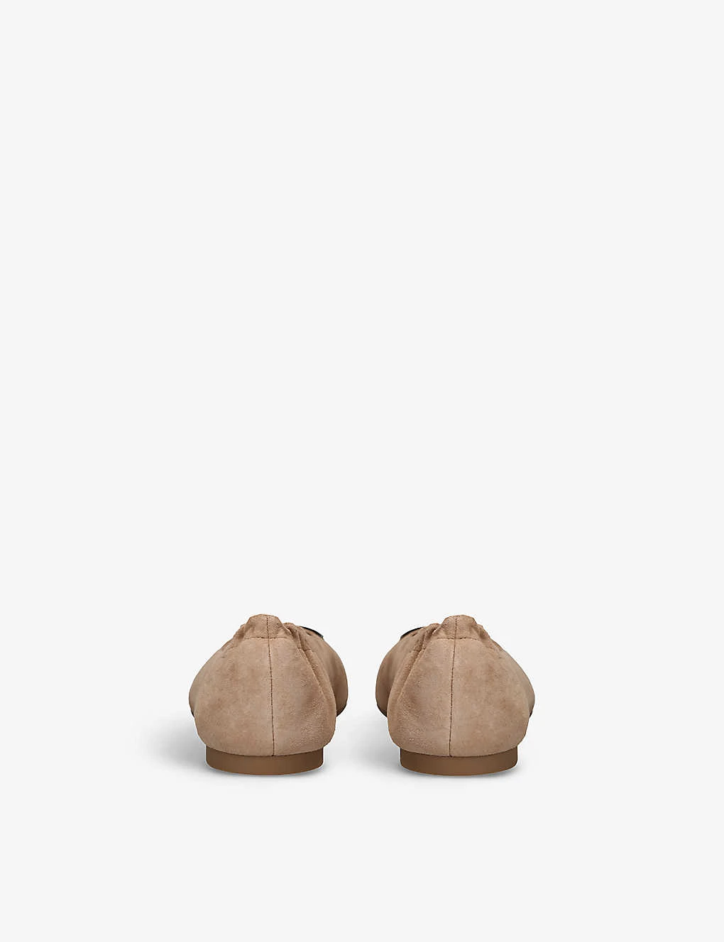 Tory Burch Claire Logo-plaque Suede Ballet Flats 6 Tory Burch Claire Logo-plaque Suede Ballet Flats - Image 4