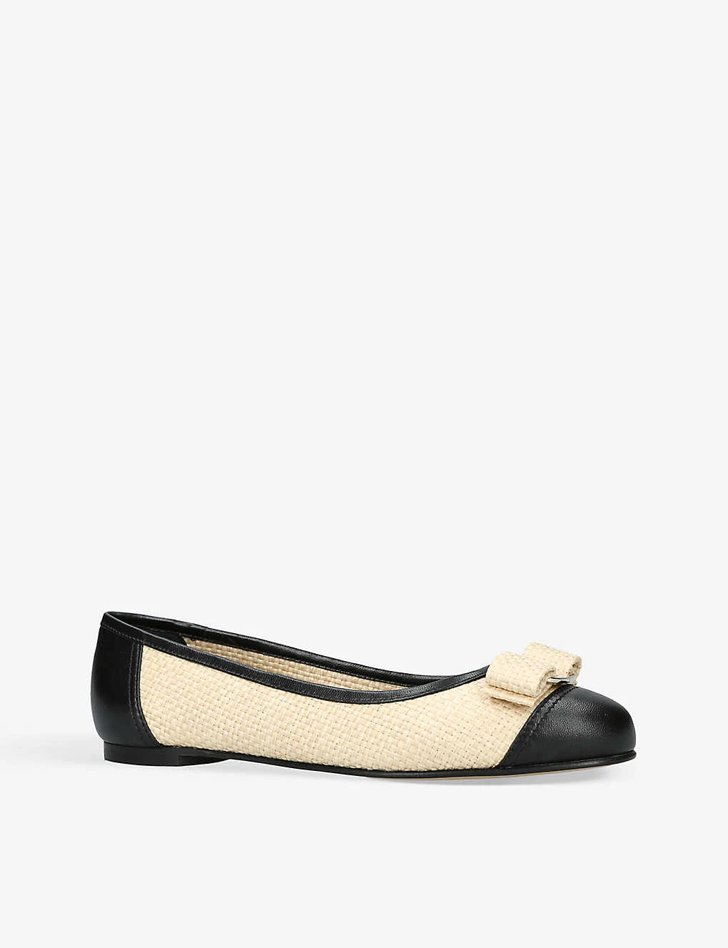 Salvatore Ferragamo Varina Bow-embellished Leather Ballet Flats 5 Salvatore Ferragamo Varina Bow-embellished Leather Ballet Flats - Image 3