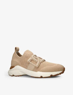 Sport Run 54c Logo-embellished Mesh Low-top Trainers 8 Sport Run 54c Logo-embellished Mesh Low-top Trainers -Dune Shop R04183619 BEIGE ALT02