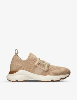 Sport Run 54c Logo-embellished Mesh Low-top Trainers