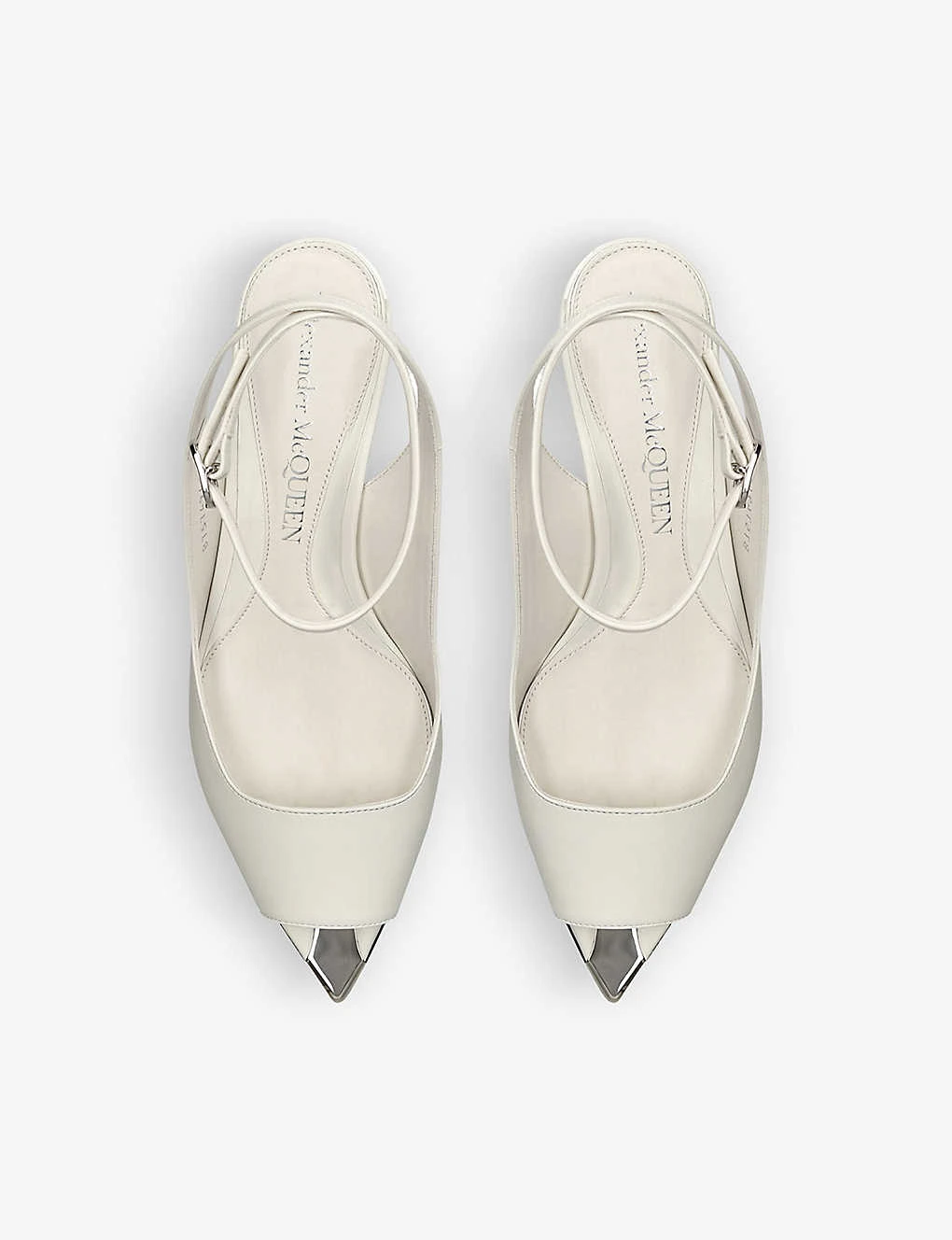 Alexander McQueen Punk Leather Heeled Sandals 4 Alexander McQueen Punk Leather Heeled Sandals - Image 2