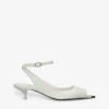 Alexander McQueen Punk Leather Heeled Sandals -Dune Shop R04184418 WINTERWHT M