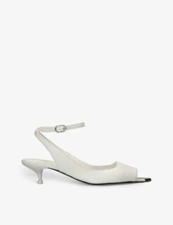 Alexander McQueen Punk Leather Heeled Sandals