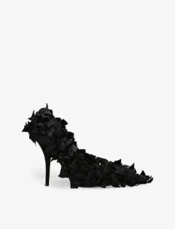 Balenciaga Marie-Antoinette Bow-embellished Satin Courts