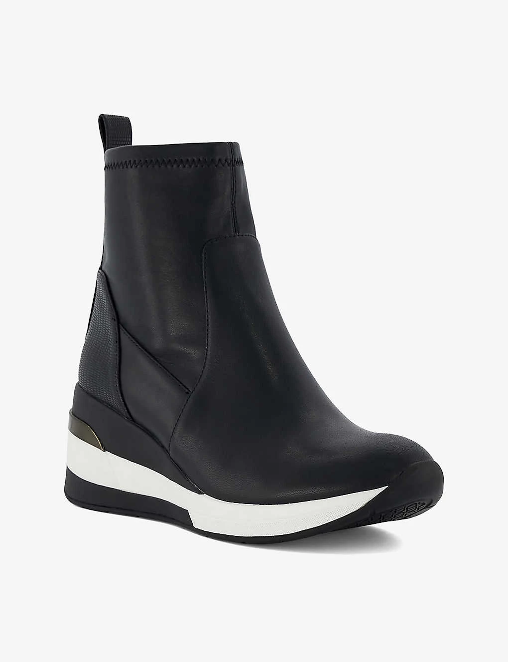 Dune Everette Wedge-heel Leather Trainers 5 Dune Everette Wedge-heel Leather Trainers - Image 3