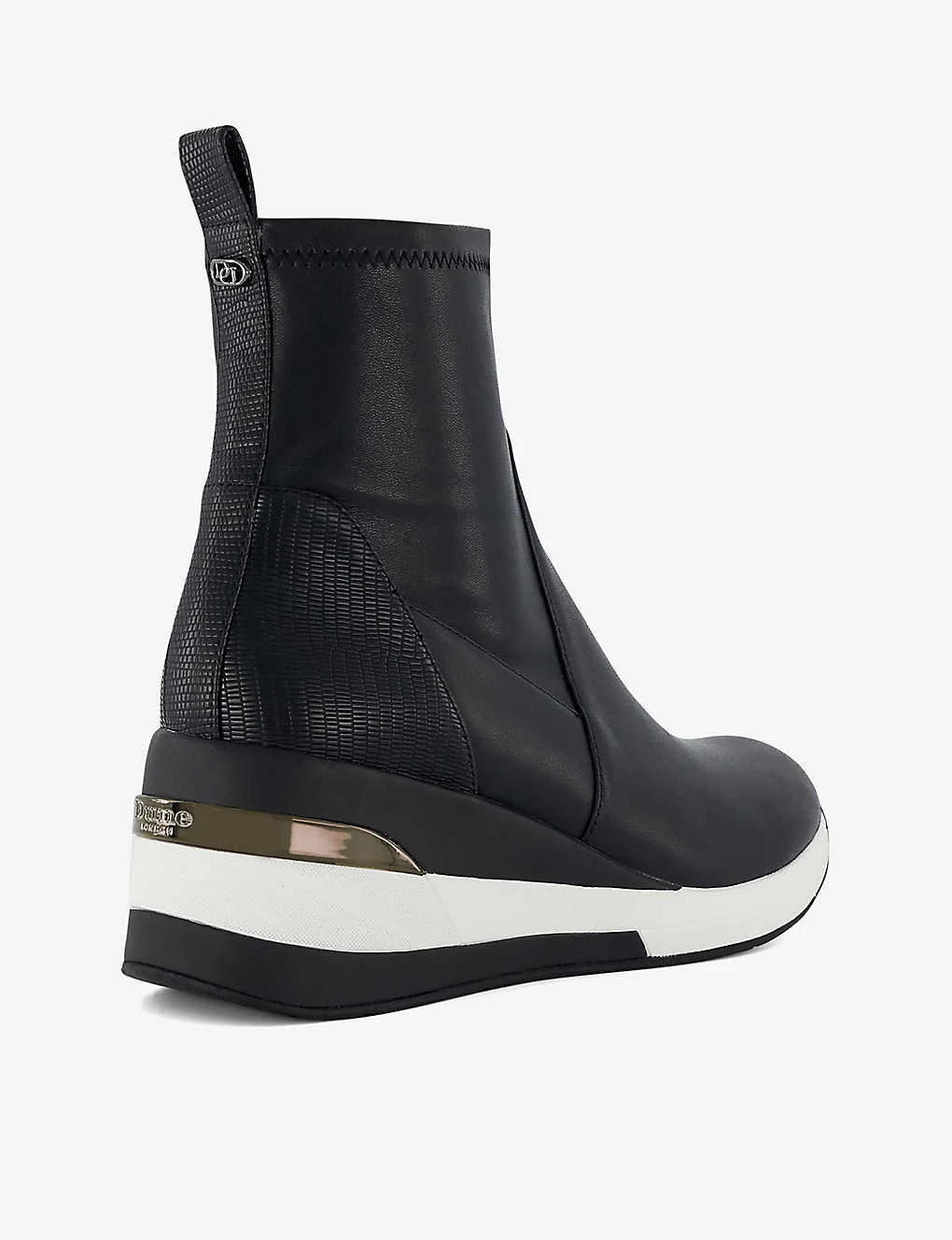 Dune Everette Wedge-heel Leather Trainers 6 Dune Everette Wedge-heel Leather Trainers - Image 4