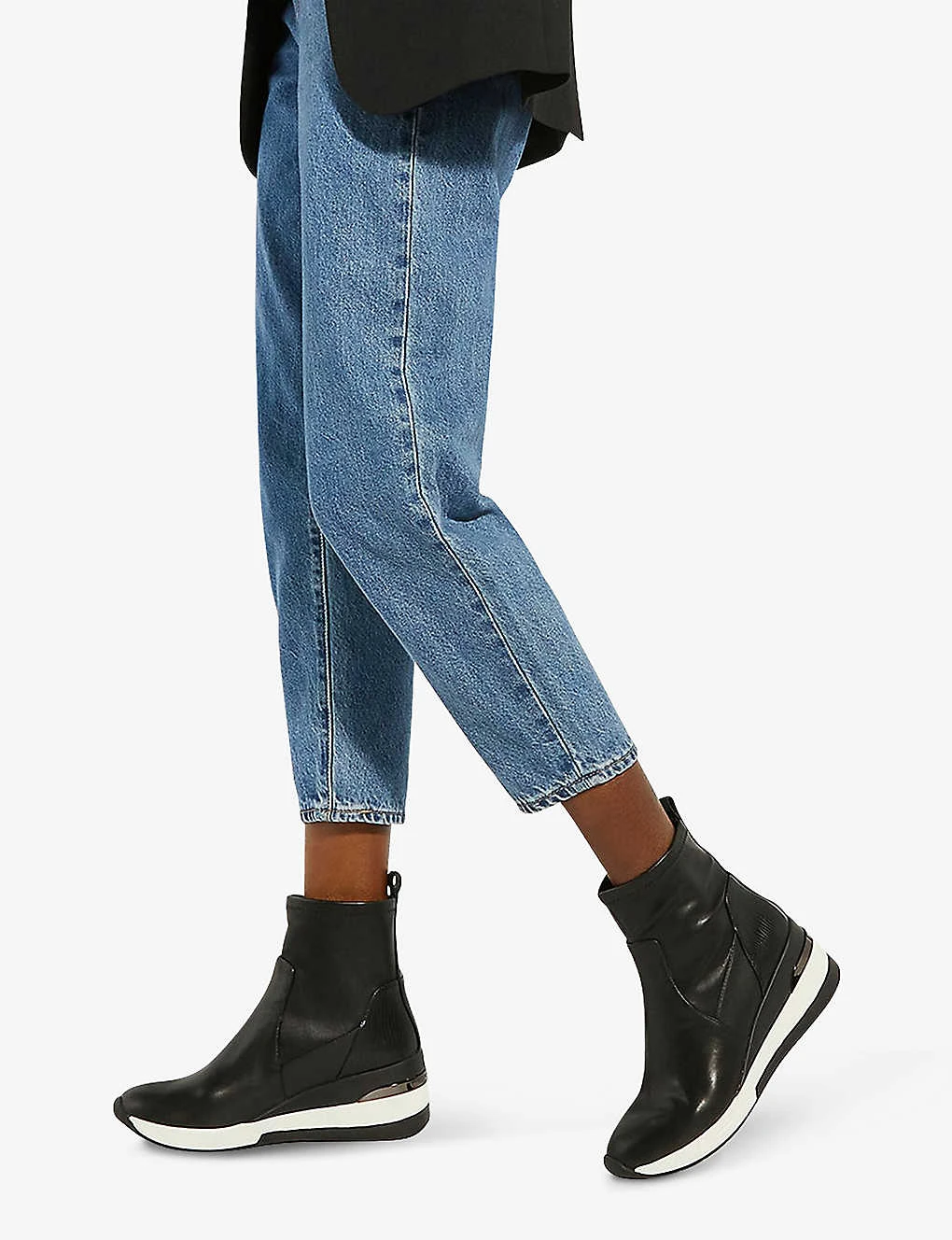 Dune Everette Wedge-heel Leather Trainers 7 Dune Everette Wedge-heel Leather Trainers - Image 5