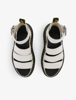 Dr. Martens Clarissa 2 Quad Leather Platform Sandals -Dune Shop R04188882 WHITEMILLEDNAPPA ALT01