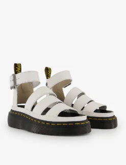 Dr. Martens Clarissa 2 Quad Leather Platform Sandals -Dune Shop R04188882 WHITEMILLEDNAPPA ALT02