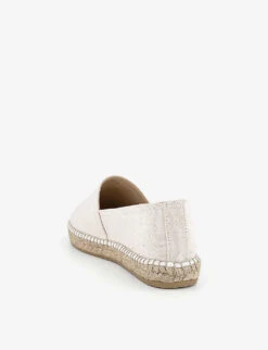 Gaimo Camping Platform-sole Suede Espadrilles -Dune Shop R04188888 CREAMCANVAS ALT03