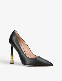 Bally Hilary Bead-embellished Leather Courts 8 Bally Hilary Bead-embellished Leather Courts -Dune Shop R04191888 BLACK ALT02