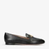 Bally Obrien Chain-embellished Leather Loafers 2 Bally Obrien Chain-embellished Leather Loafers -Dune Shop R04191891 BLACK M