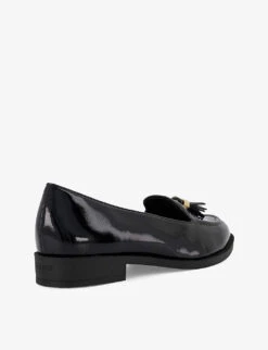 Dune Global Tassel-embellished Patent Faux-leather Loafers 10 Dune Global Tassel-embellished Patent Faux-leather Loafers -Dune Shop R04195293 BLACKPATENTSYNTHETIC ALT03