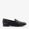 Dune Grandeur Loafers Snaffle Patent Loafers -Dune Shop R04200106 BLACKPATENTSYNTHETIC M
