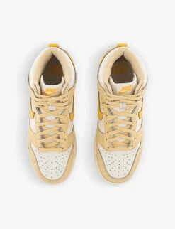 Nike Dunk Hi Leather High-top Trainers 7 Nike Dunk Hi Leather High-top Trainers -Dune Shop R04200199 VANILLAGOLDSAIL ALT01