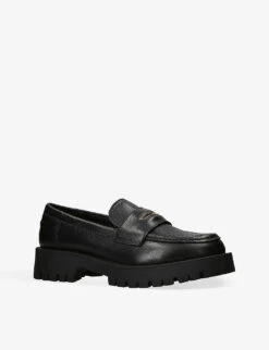 Carvela Stomper 2 Strap-detail Leather Loafers -Dune Shop R04202793 BLACK ALT02