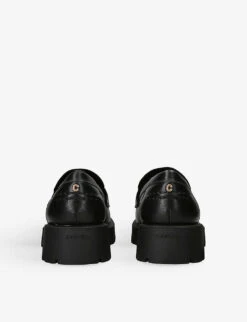Carvela Stomper 2 Strap-detail Leather Loafers -Dune Shop R04202793 BLACK ALT03