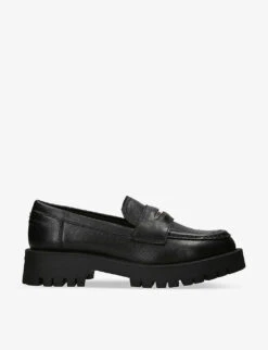 Carvela Stomper 2 Strap-detail Leather Loafers
